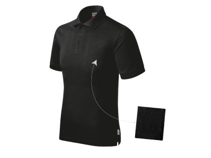 Resist Heavy Polo polokošile pánská černá 01 (brand label) (Varianta S)