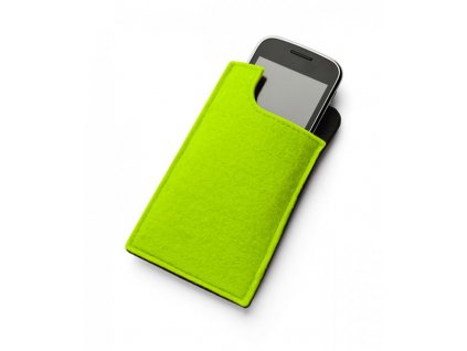 Pouzdro na mobil SAKU světle zelené