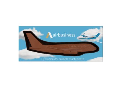 ČOKOLÁDOVÉ LETADLO CHOCO4MAT NA MÍRU