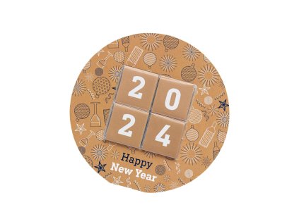 SADA ČTVERCOVÝCH ČOKOLÁD VE TVAROVÉ OBÁLCE - KRUH