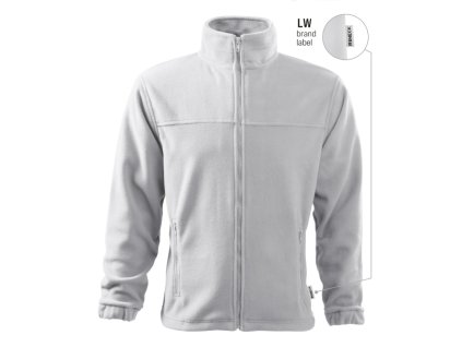 Jacket fleece pánský bílá 00 (brand label) (Varianta S)