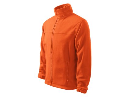 Jacket fleece pánský oranžová 11 (brand label) (Varianta S)