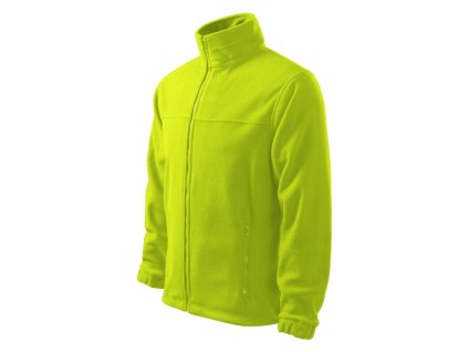 Jacket fleece pánský limetková 62 (brand label) (Varianta S)