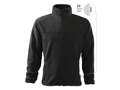 Jacket fleece pánský ebony gray 94 (brand label) (Varianta S)
