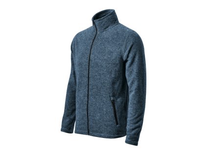 Factor micro fleece pánský tmavý denim melír (Varianta S)
