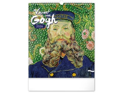NOTIQUE Nástěnný kalendář Vincent van Gogh 2026, 30 x 34 cm