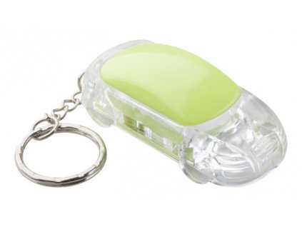 Přívěsek ve tvaru auta s LED, zelené