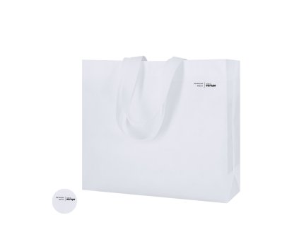 Taška Tribus Laminovaná recyklovaná netkaná textilie (Barva BLACK, Velikost S/T)