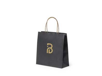 Sáček Fortis Recyklovaný papír 100 g/ m2 (Barva BLACK, Velikost S/T)