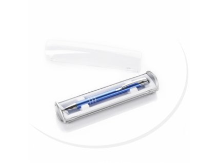 Pouzdro na kuličkové pero PL01 stříbrné
