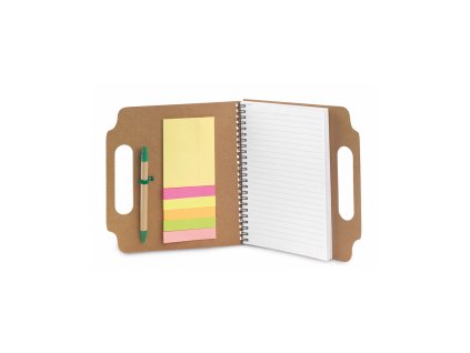 Samolepicí poznámkový blok Makron Recyklovaný karton (Velikost S/T)