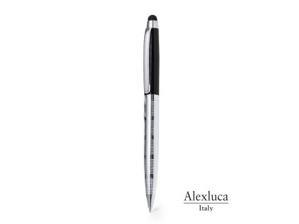 Stylus Touch Ball Pen Lantey Metal (Barva BLAC/SILVER, Velikost S/T)