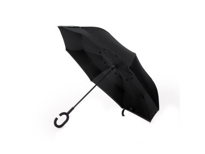 Oboustranný deštník Hamfrey Pongee 190T. Žebra ze skelných vláken (Barva BLUE, Velikost S/T)