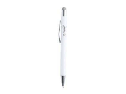 Stylus Touch Ball Pen Woner Aluminium. Gumová povrchová úprava (Barva ŽLUTÁ, Velikost S/T)