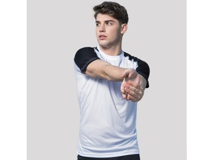 Tričko pro dospělé Tecnic Dinamic Comby Polyester 135 g/ m2 (Barva ORANGE, Velikost S)