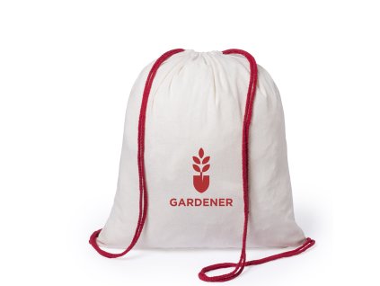 Šňůrková taška Tianax Bavlna 100 g/ m2 (Barva BLACK, Velikost S/T)