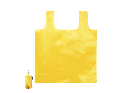 Skládací taška Restun Polyester RPET (Barva ŽLUTÁ, Velikost S/T)