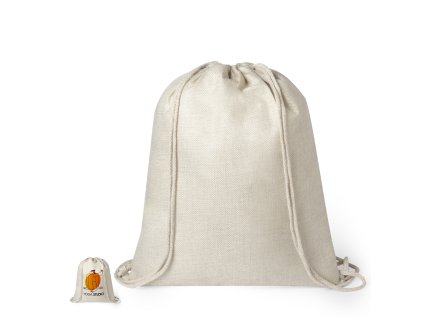 Sublimační taška se šňůrkou Lizcom Polyester (Barva PŘÍRODNÍ, Velikost S/T)