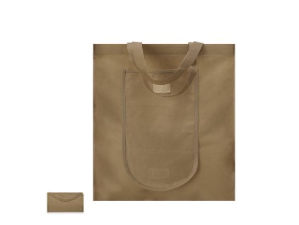 Skládací taška Fesor z netkané textilie (Barva BROWN, Velikost S/T)
