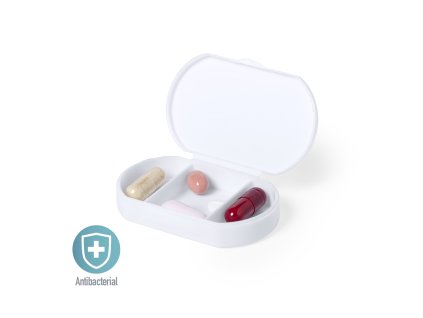 Antibakteriální krabička na tablety Hempix (Barva BÍLÁ, Velikost S/T)