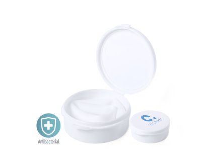 Antibakteriální brčko Ladix Silicone (Barva BÍLÁ, Velikost S/T)