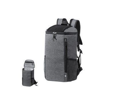 Chladicí taška Batoh Kemper Polyester 600D RPET/ PEVA (Barva GREY, Velikost S/T)