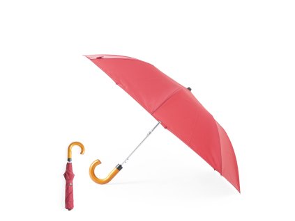 Deštník Branit Pongee 190T RPET. Žebra ze skelných vláken (Barva BLUE, Velikost S/T)