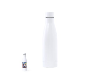 Sublimační láhev Crafor z nerezové oceli (Barva BÍLÁ, Velikost S/T)