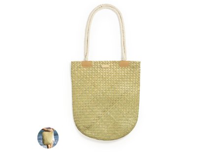 Taška Bedwey Sláma/bavlna (Velikost S/T)