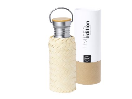 Láhev Ninvux z nerezové oceli / bambusu (Velikost S/T)