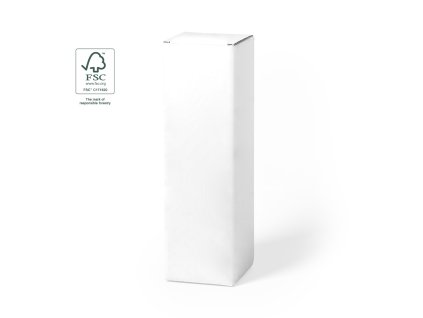 Dárková krabice Kuolux FSC vlnitá lepenka (Barva BÍLÁ, Velikost S/T)
