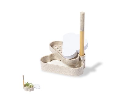 Držák na poznámkový blok Seeds Lezo Pšeničná sláma/ ABS (Velikost S/T)