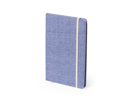 Poznámkový blok Chancy Recyklovaná bavlna (Barva BLUE, Velikost S/T)