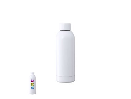 Sublimační izolovaná láhev Hodis z nerezové oceli (Barva BÍLÁ, Velikost S/T)