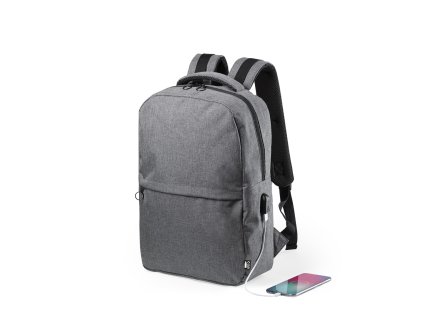 Batoh Konor Polyester 600D RPET (Barva GREY, Velikost S/T)