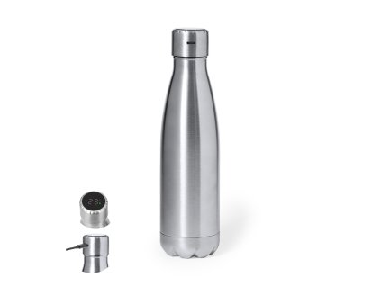 Izolovaná láhev Chuck z nerezové oceli (Barva SILVER, Velikost S/T)