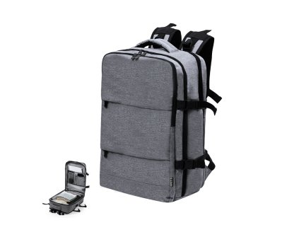 Batoh Myriax Polyester 300D RPET (Barva GREY, Velikost S/T)
