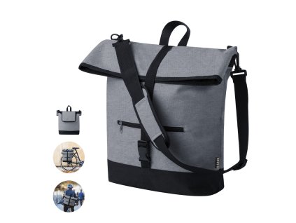 Brašna na kolo Hulken Polyester 600D RPET (Barva GREY, Velikost S/T)