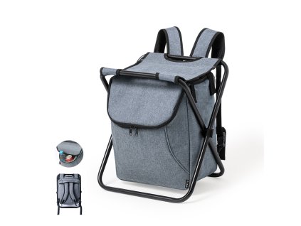 Chladicí taška Sagan Polyester 600D RPET/ PEVA (Barva GREY, Velikost S/T)