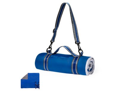 Pikniková deka Zoran Polyester 210D/ Polar Fleece 190 g/ m2 (Barva BLUE, Velikost S/T)