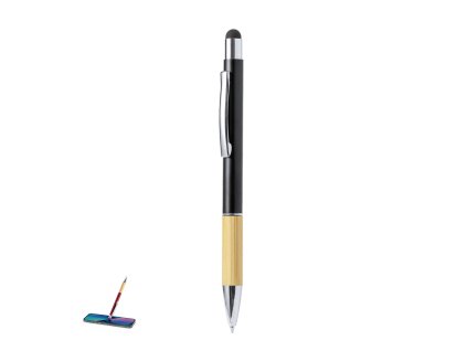 Stylus Touch Ball Pen Piket Aluminium/ Bamboo (Barva BLUE, Velikost S/T)