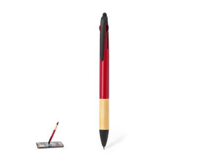Stylus Touch Ball Pen Milok ABS/ Bamboo (Barva BLUE, Velikost S/T)