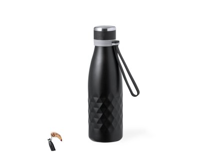 Izolovaná láhev Hexor z nerezové oceli (Barva BLUE, Velikost S/T)