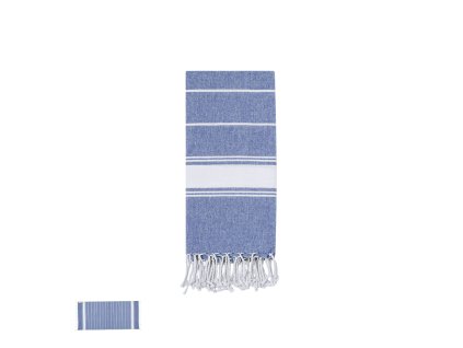 Ručník Pareo Lainen 100% recyklovaná bavlna 180 g/ m2 (Barva SVĚTLE MODRÁ, Velikost S/T)