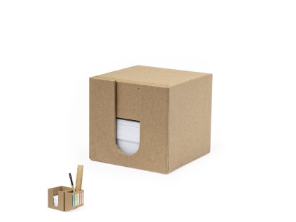 Poznámkový blok Držák na tužky Arolax Recyklovaná lepenka (Barva PŘÍRODNÍ, Velikost S/T)