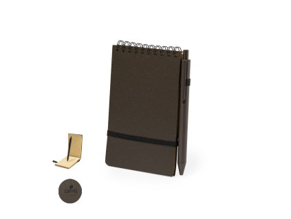 Zápisník Pacam Coffee Fibre/ PP (Barva BROWN, Velikost S/T)