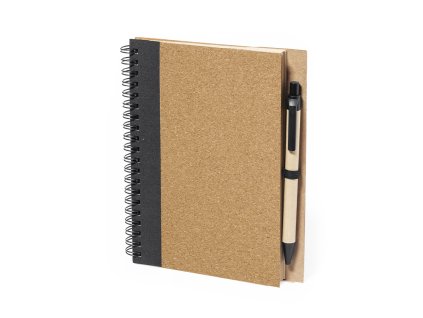 Zápisník Gienah Cork (Barva BLACK, Velikost S/T)