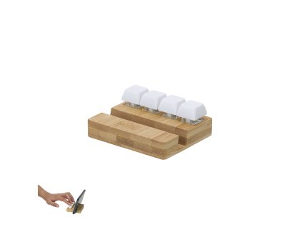 Antistresový držák Terap Bamboo (Barva PŘÍRODNÍ, Velikost S/T)