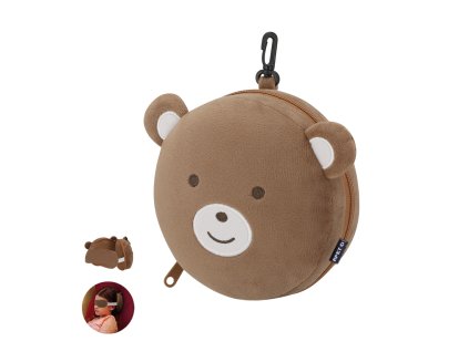 Cestovní maska na oči Stanek Polyester RPET (Barva BROWN, Velikost S/T)