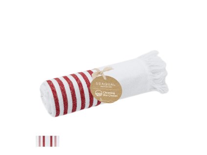 Ručník Pareo Mundry 70% recyklovaná bavlna/ 30% recyklovaný polyester SEAQUAL® 300 g/ m2 (Barva SVĚTLE MODRÁ, Velikost S/T)